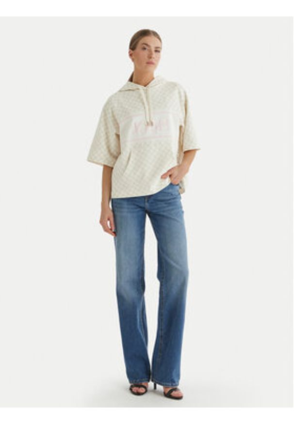 JOOP! Bluza Taisa 30104347 Beżowy Regular Fit. Kolor: beżowy. Materiał: bawełna