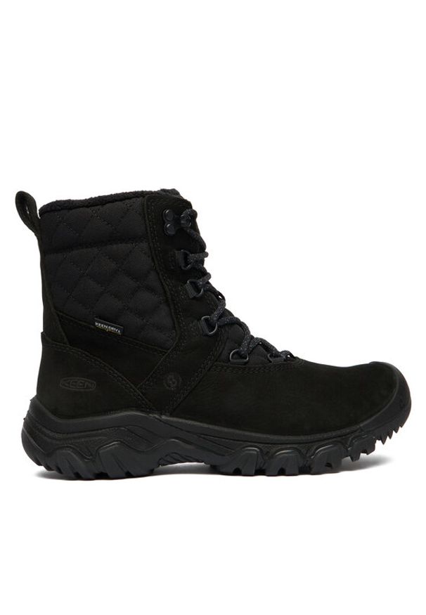 keen - Keen Śniegowce Greta II Waterproof 1031168 Czarny. Kolor: czarny. Materiał: nubuk, skóra