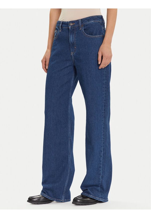 Tommy Jeans Jeansy Mia DW0DW21953 Granatowy Relaxed Fit. Kolor: niebieski