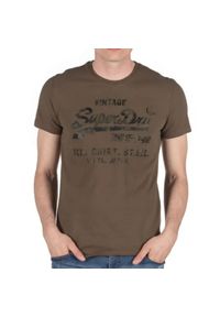 Koszulka turystyczna męska Superdry Vl Shirt. Kolor: zielony. Materiał: bawełna. Sport: turystyka piesza #1