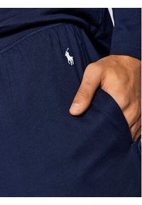 Polo Ralph Lauren Spodnie dresowe 714844763002 Granatowy Regular Fit. Kolor: niebieski. Materiał: bawełna #5