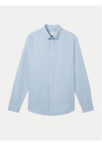 Tom Tailor Koszula 1042640 Niebieski Regular Fit. Kolor: niebieski. Materiał: bawełna #3
