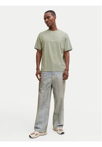 Jack & Jones T-Shirt Norrebro Emb 12282892 Zielony Regular Fit. Kolor: zielony. Materiał: bawełna #4