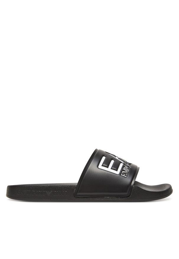 Klapki EA7 Emporio Armani. Kolor: czarny