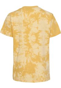 Koszulka dla dzieci Hummel Jump AOP. Kolor: wielokolorowy, brązowy, żółty. Wzór: aplikacja, nadruk. Sport: joga i pilates #2