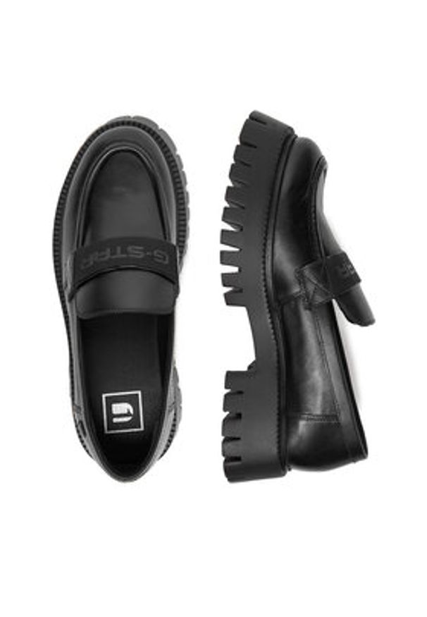 G-Star RAW - G-Star Raw Loafersy CEO-WI23-LADIES-04 Czarny. Kolor: czarny. Materiał: skóra