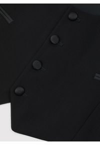 Pako Lorente - PAKO LORENTE - Jednorzędowa kamizelka smokingowa. Materiał: wełna. Wzór: gładki. Styl: elegancki, młodzieżowy #2