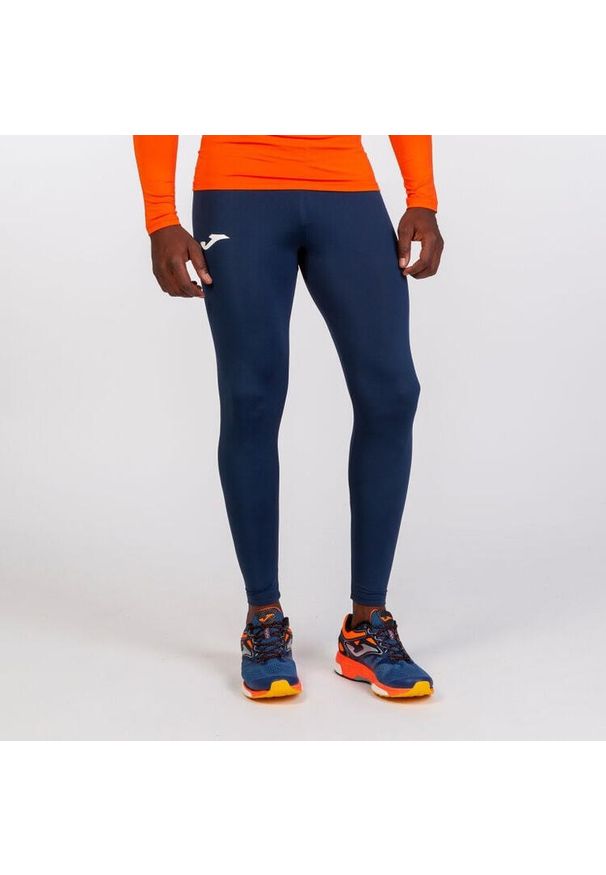 Legginsy do biegania długie męskie Joma Brama academy. Kolor: niebieski. Sport: bieganie
