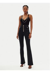MET Top M10 238MG Czarny Regular Fit. Kolor: czarny. Materiał: wiskoza