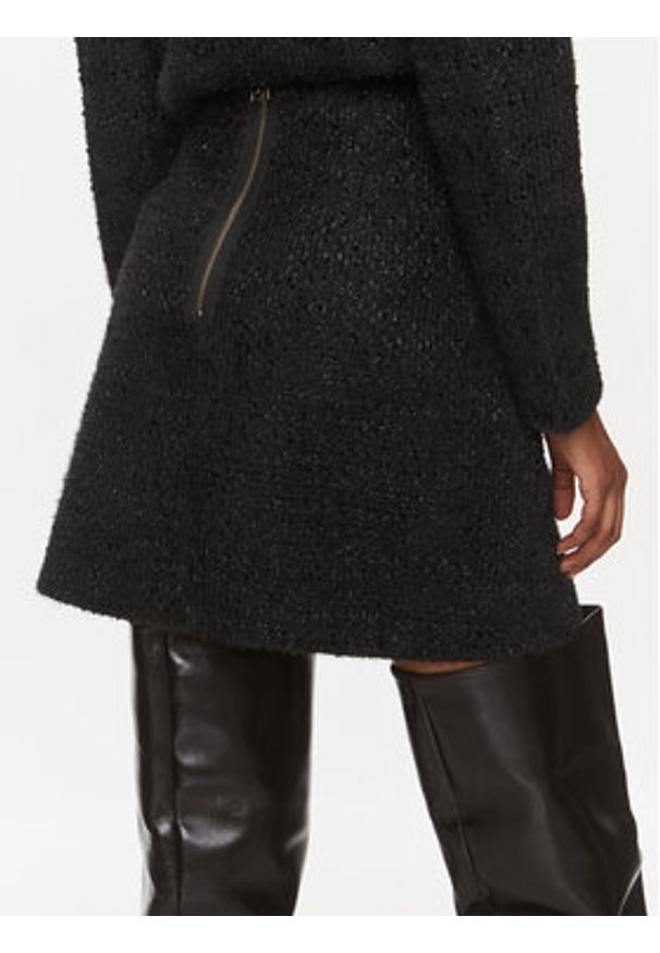 Rinascimento Spódnica mini CFC0116874003 Czarny Regular Fit. Kolor: czarny. Materiał: syntetyk
