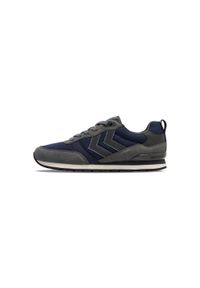 Sneakersy Hummel Monaco 86 Wt. Kolor: niebieski, szary, wielokolorowy. Materiał: syntetyk, materiał. Sport: fitness