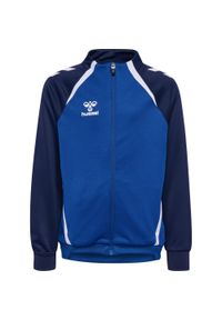 Dziecięca bluza dresowa zapinana na zamek Hummel Lead 2.0. Kolor: niebieski. Materiał: dresówka. Sport: piłka ręczna #1