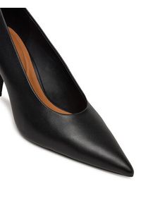 TOMMY HILFIGER - Tommy Hilfiger Czółenka Th Smooth Leather Pump FW0FW08960 Czarny. Kolor: czarny. Materiał: skóra #6