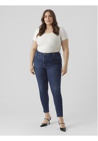 Vero Moda Curve Jeansy Phia 10285012 Granatowy Skinny Fit. Kolor: niebieski