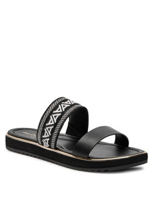 Aldo Klapki Alonya 13744851 Czarny. Kolor: czarny. Materiał: materiał
