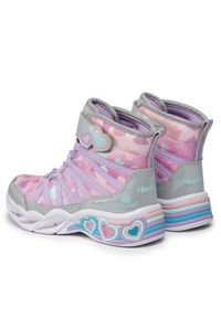 skechers - Skechers Kozaki Sweetheart Lights Dreamy Love 302667L/SMLT Srebrny. Kolor: srebrny