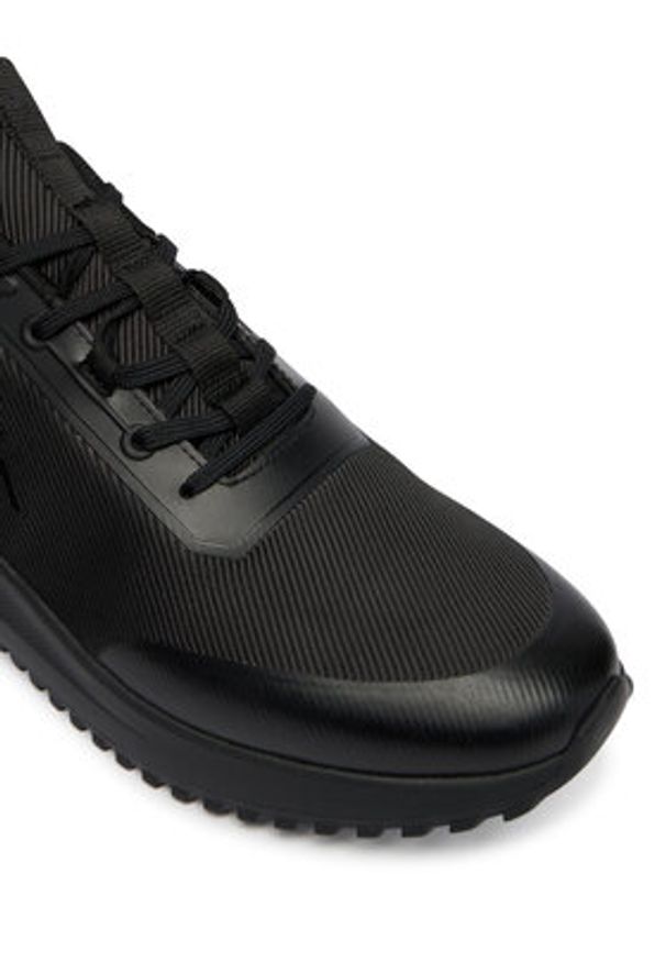 Calvin Klein Sneakersy Eva Runner Lace Up Mat Mix YM0YM01442 Czarny. Kolor: czarny. Materiał: materiał