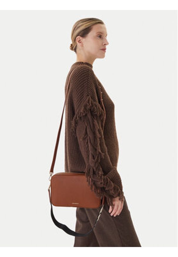 Coccinelle Torebka MN5 Tebe E5 MN5 52 01 01 Brązowy. Kolor: brązowy. Materiał: skórzane