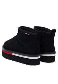 Tommy Jeans Śniegowce Tjw Flatform Snow Boot Suede EN0EN02841 Czarny. Kolor: czarny. Materiał: zamsz, skóra #4