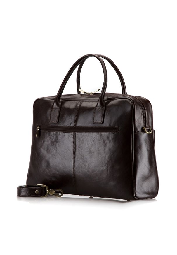 Brązowa torba na laptopa Wittchen elegancka