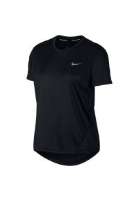 Koszulka damska do biegania Nike Miler Top AJ8121. Materiał: materiał, poliester, skóra. Technologia: Dri-Fit (Nike). Sport: bieganie, fitness #4