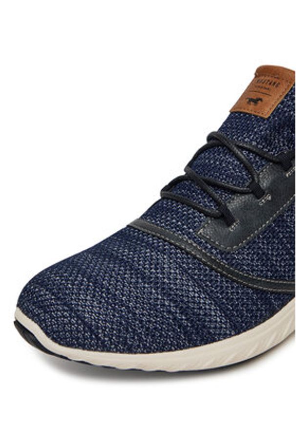 Mustang Sneakersy 4132-311 Granatowy. Kolor: niebieski. Materiał: materiał