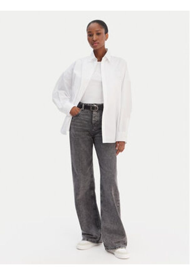 Hugo - HUGO Koszula Edafne 50555625 Biały Regular Fit. Kolor: biały. Materiał: bawełna