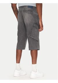 Tom Tailor Szorty jeansowe 1044977 Szary Relaxed Fit. Kolor: szary. Materiał: bawełna