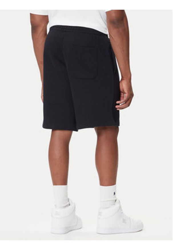 Hugo - HUGO Szorty sportowe Nomario 50510728 Czarny Loose Fit. Kolor: czarny. Materiał: bawełna. Styl: sportowy