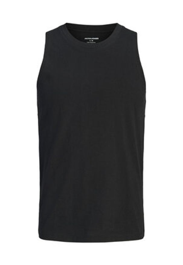 Jack & Jones Tank top Sunset 12297705 Czarny Relaxed Fit. Kolor: czarny. Materiał: bawełna