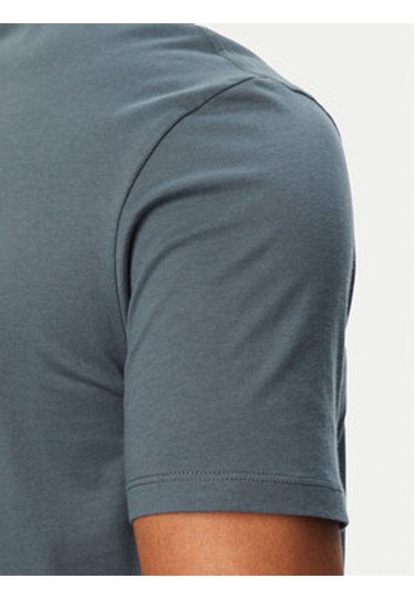 Calvin Klein Jeans T-Shirt LV04RG837G Granatowy Regular Fit. Kolor: niebieski. Materiał: bawełna