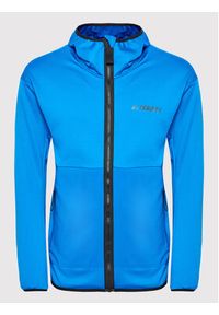 Adidas - adidas Bluza Terrex Tech Fleece Lite H51489 Niebieski Regular Fit. Kolor: niebieski. Materiał: syntetyk #3