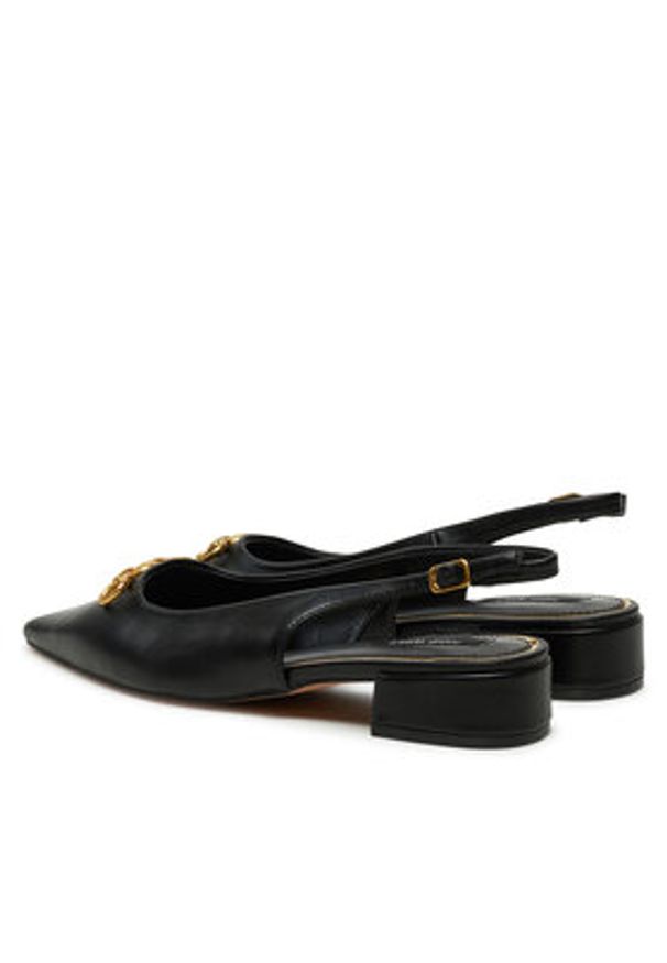 Nine West Baleriny WFA2991-1 Czarny. Kolor: czarny. Materiał: skóra