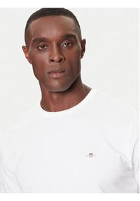 GANT - Gant T-Shirt 2004080 Biały Regular Fit. Kolor: biały. Materiał: bawełna #5