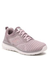 skechers - Skechers Sneakersy Quick Path 12607/LAV Różowy. Kolor: różowy. Materiał: materiał
