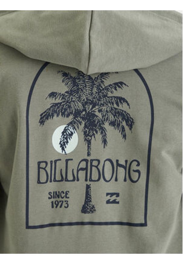 Billabong Bluza Foundation EBYSF00185 Zielony Regular Fit. Kolor: zielony. Materiał: bawełna