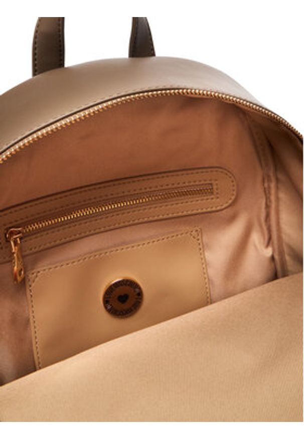 Love Moschino - LOVE MOSCHINO Plecak JC4037PP1OLC0203 Brązowy. Kolor: brązowy. Materiał: skóra