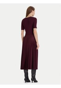 BOSS Sukienka codzienna Fadridi 50535658 Fioletowy Regular Fit. Okazja: na co dzień. Kolor: fioletowy. Materiał: wiskoza. Typ sukienki: proste. Styl: casual #3