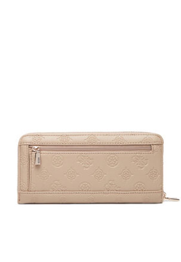 Guess Duży Portfel Damski Phoebe Slg SWPD96 65146 Beżowy. Kolor: beżowy. Materiał: skóra