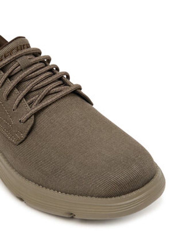 skechers - Skechers Półbuty Slip-Ins: Garza - Clive 205352/DKTP Brązowy. Kolor: brązowy. Materiał: materiał