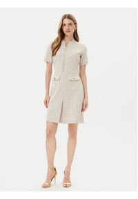 JOOP! Sukienka codzienna 58 252JE58Tali 30046249 Beżowy Regular Fit. Okazja: na co dzień. Kolor: beżowy. Materiał: bawełna, syntetyk. Typ sukienki: proste. Styl: casual #3
