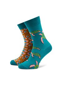 Skarpety wysokie unisex Funny Socks. Kolor: niebieski #1