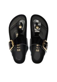 Birkenstock Japonki Gizeh Buckle He 1021469 Czarny. Kolor: czarny. Materiał: skóra