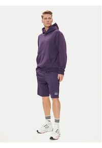 Adidas - adidas Bluza Distressed Graphic JY2729 Fioletowy Loose Fit. Kolor: fioletowy. Materiał: bawełna