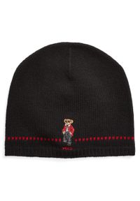 Czapka Polo Ralph Lauren 455931401001 Black 001. Kolor: czarny. Materiał: wełna #1