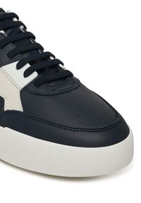 TOMMY HILFIGER - Tommy Hilfiger Sneakersy Th Court Craft Mix FM0FM05654 Granatowy. Kolor: niebieski. Materiał: skóra #5