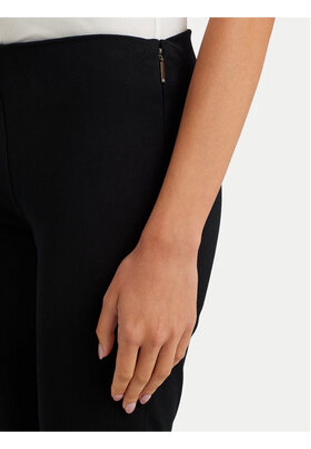 Lauren Ralph Lauren - LAUREN RALPH LAUREN Spodnie materiałowe Skinny Fit Streç Pantolon 200687713003 Czarny Regular Fit. Kolor: czarny. Materiał: bawełna, syntetyk