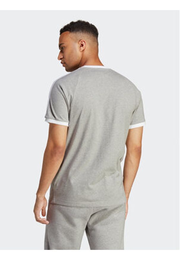 Adidas - adidas T-Shirt Adicolor Classics 3-Stripes T-Shirt IA4848 Szary Slim Fit. Kolor: szary. Materiał: bawełna