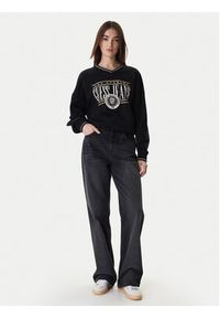 Guess Jeans Bluza W6RQ09 K68I4 Czarny Oversize. Kolor: czarny. Materiał: bawełna #2