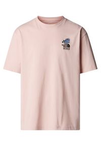 The North Face T-Shirt Unisex Mountain Cleanup NF0A8C4D Różowy Oversize. Kolor: różowy. Materiał: bawełna #3